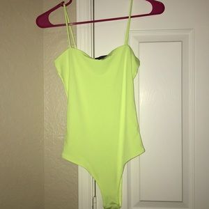 Emilia Bodysuit (Neon Yellow)